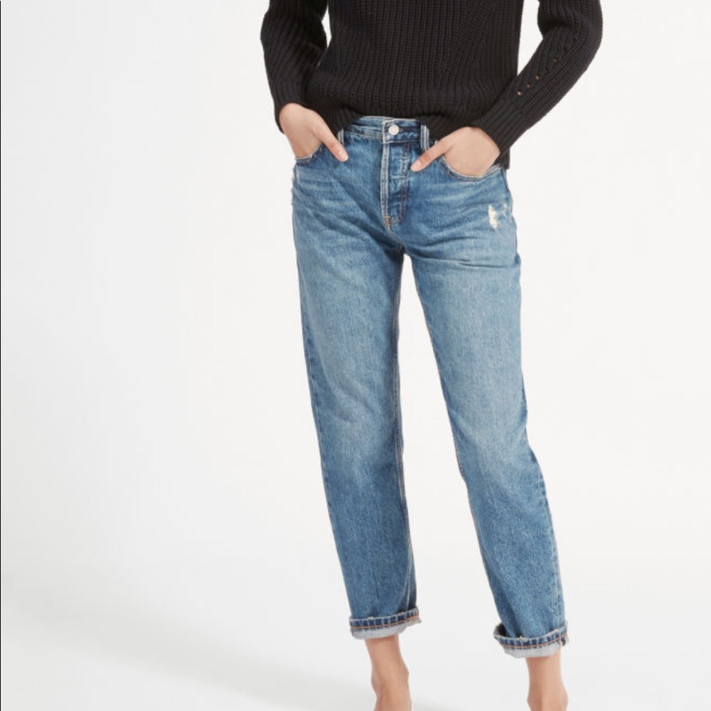 Everlane relaxed boyfriend jean.